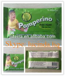 Biodegradable Tea Tree Oil Baby Wipes with  Aloe   Vera  and Vitamin E