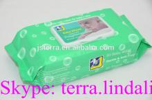 Biodegradable coconut oil Baby Wipes with Aloe Vera and Vitamin E