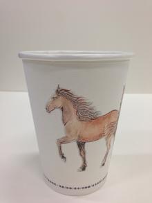 Disposable Logo Printed Paper Coffee Cup