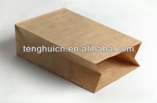 stand up plain  brown   kraft  paper  bag 