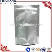 Stand up aluminum foil tea bag with zipper