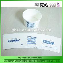 8oz small paper soup cups disposable in packaging cup, bowl