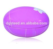 Custom metal egg shape candy tin box