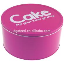 Wholesale decorative metal cake  storage  tins