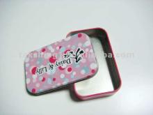 small tin box for chewing gum