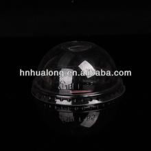 plastic dome lid for disposable ice cream paper cup,dome lid for plastic cup