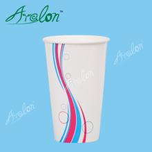 22oz double PE coated cold drink paper cups