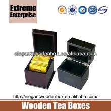 2014 MIni Black  Wooden   Tea   Box es