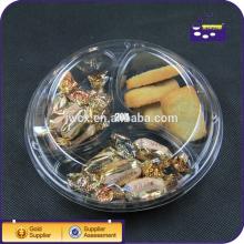 plastic compartment tray with lid