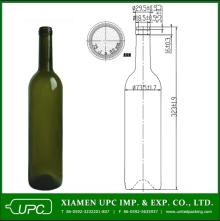 750ml wine  glass   bottle  wholesale/  glass   liquor   bottle s