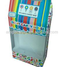 luxury  house  shape folding chocolate gift  box  with handle for chaolate bar
