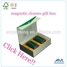 Wholesale price tea packing magnetic closure gift box