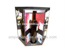 Luxury special shape folding paper box for champagne display