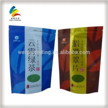 tea packing material, stand   up   pouch ,zipper  bag ,plastic  doypack 