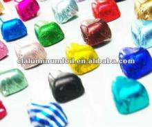 chocolate foil wrappers