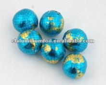 chocolate foil wrapper