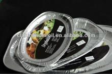 Disposable aluminum foil food container, foil tray, take away container