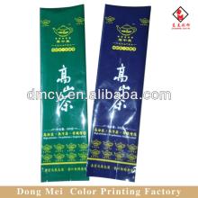 Aluminum side gusset customized tea bag packaging