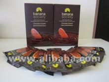 Chocolate Dripped Solar Dried  Banana   Snack s, Dried  Banana  with Chocolate Dripped