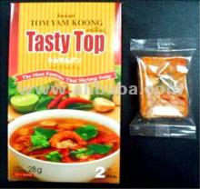 Instant  Tom   Yam  Goong-Instant Thai Shrimp Soup-Freeze Dried Soup Block-Thai Spicy Shrimp Soup