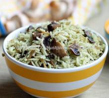  Mushroom  cheese Pulav