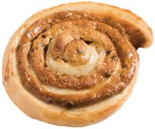 Halva with chocolate  drop s in french dough