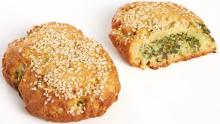 Mini Spinach & Feta Cheese Pies with extra-virgin olive oil and Sesame seeds 100% pre-baked