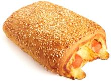 Squared Double Hot Dog  Croissant  with Cheese