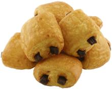 Mini Croissant filled with black chocolate