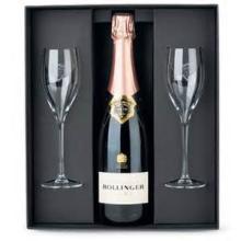 BOLLINGER BRUT 75cl Gift Box and Glass CHAMPAGNES