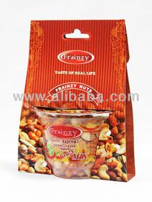 Snacks peanuts 3 in 1 "Crazy Mix" salted,cheese, spicy CUP