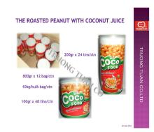 Roasted peanut with coconut juices