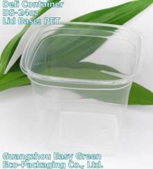 Newest square food containers plastic DS-24oz