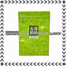 aluminium foil stand up tea bags zip packaging