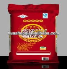 Red pp woven bag packing rice