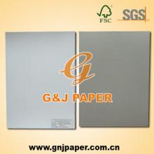 China Waste Paper Duplex Board Gray Back Board 2mm