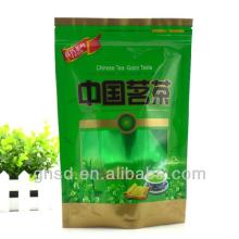 laminated stand up tea bags / tea pouch with zipper / ziplock tea bags