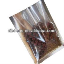 kraft paper tea bag with aluminum foil bag with heat seal mylar foil tea side gusset