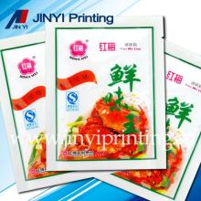 Full color laminated plastic bag for food