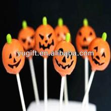 white halloween colored paper lollipop sticks for kids