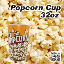 custom printed disposable paper popcorn buckets