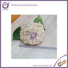 18447 champagne hydrangea hot sale good quality cheap artificial flowers