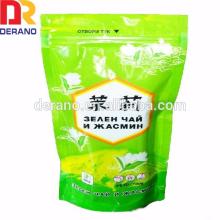 China Low Price Custom Stand Up Tea Bags With Zip Lock