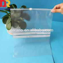 printed slider zip plastic pe bag/reclosable bag