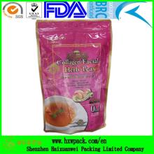 Top quality plastic resealable empty tea bags for sale