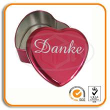 Tin heart shaped containers