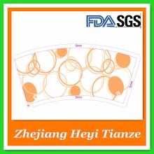 160-350g Eco-Friendly Paper Cup Fan For Cup