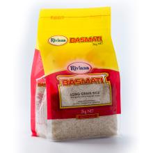 Zipper Top Plastic Quad  Seal   Pouch  Laminated Printing Rice Bag