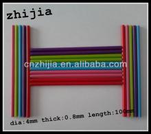 4X100MM colorful plastic stick lollipop for candy