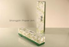 customized hot-sell tea gift packaging paper box for QING YI oblong box